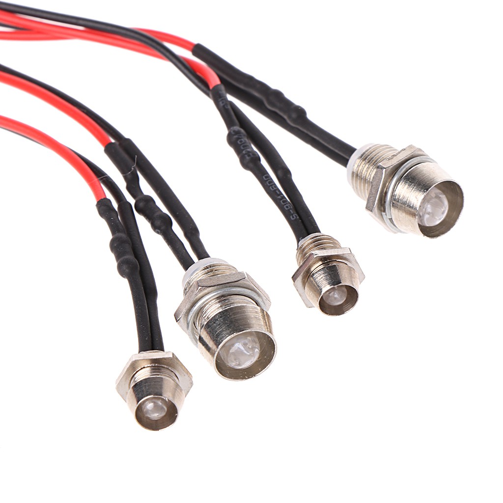 RC On-Road Model Drift Car Đèn LED mới Đèn pha 5mm & 3mm Đèn pha Ánh sáng