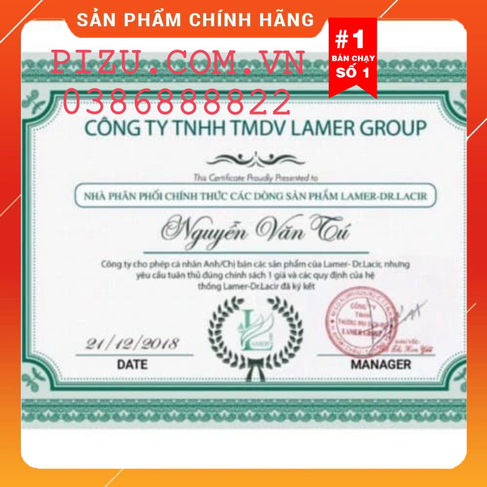 Mặt nạ thủy tinh Dr.Lacir hộp 6 miếng giúp dưỡng trắng da, cấp ẩm, căng bóng, mịn màng HÀNG CHÍNH HÃNG