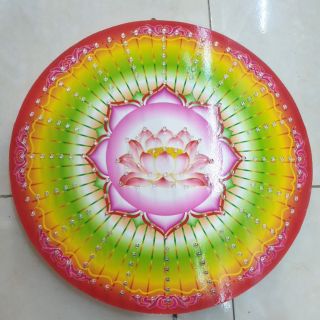 Đèn hào quang để bàn thờ mẹ quan âm loại mỏng đường kính 38 cm