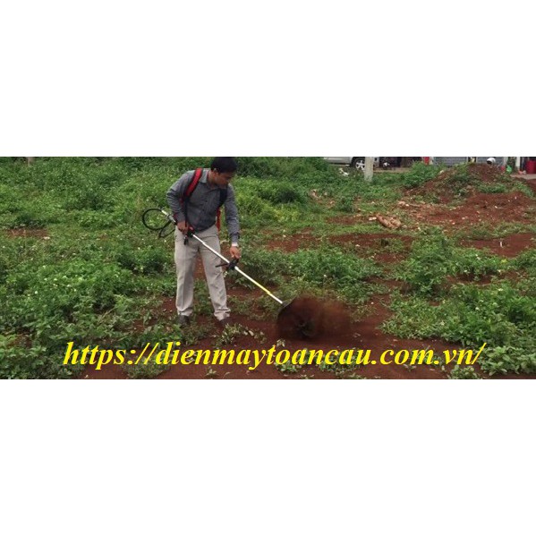 Máy xạc cỏ xới đất cầm tay đeo vai Vinagreen 1E44F (2019) CHÍNH HÃNG