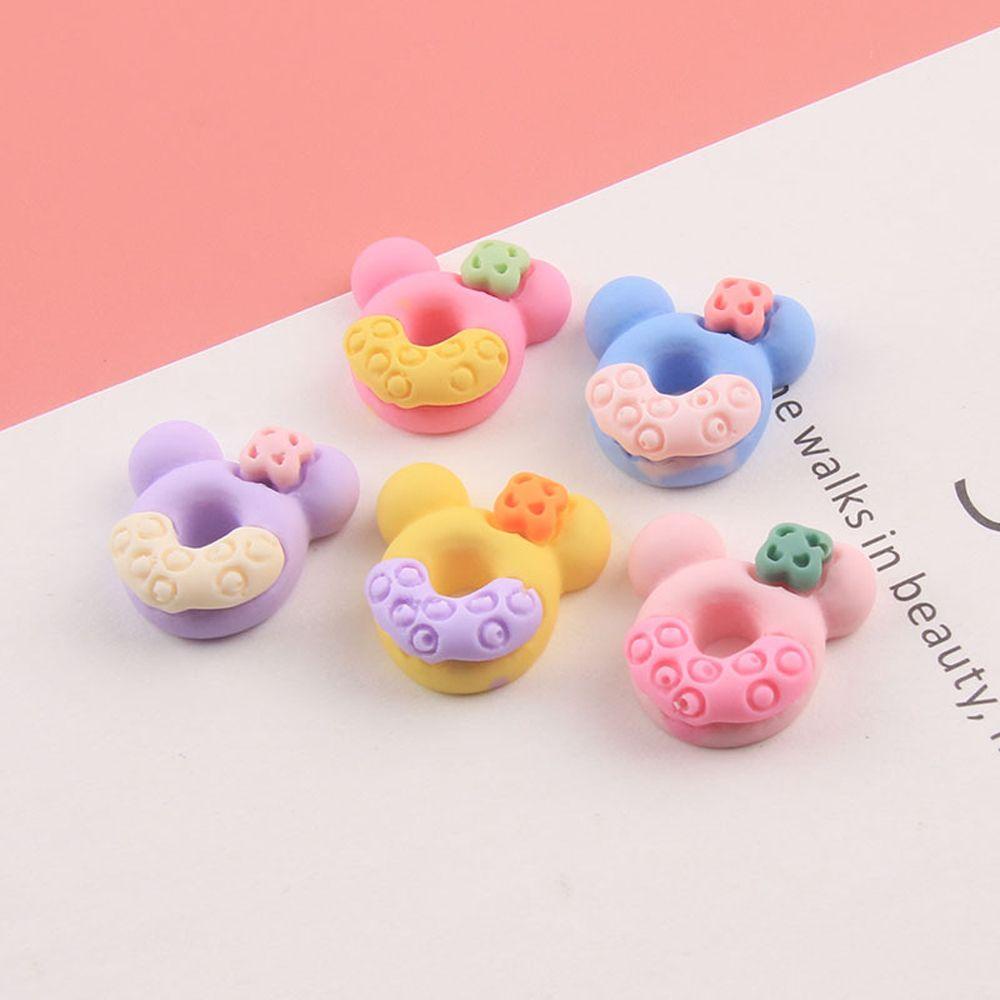Phụ Kiện Trang Trí Móng Tay Hình Bánh Donut / Chuột Mickey Dễ Thương DIY