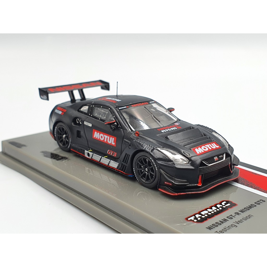 Xe Mô Hình Nissan GT-R Nismo GT3 Tỉ lệ 1:64 Hãng sản xuất Tarmac Works ( Đen Nhám )