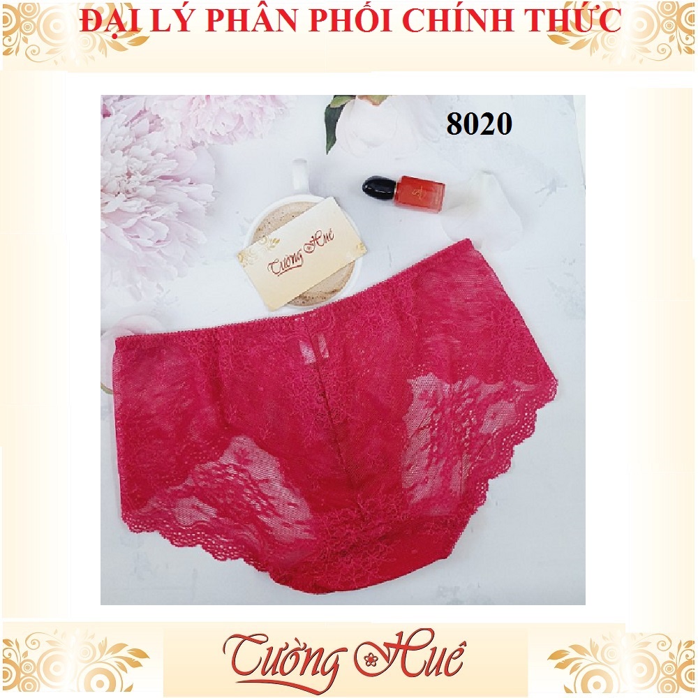 Quần lót nữ Bon Bon SV8020 ren xuyên thấu, lưng cao vừa.