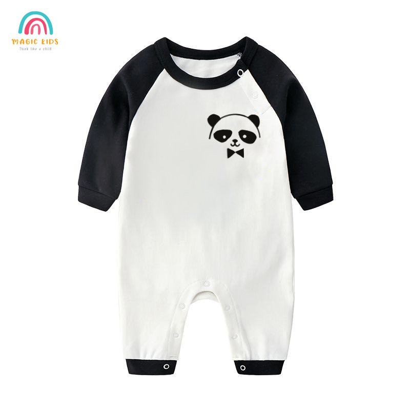 Bộ body dài tay chất liệu cotton họa tiết đáng yêu cho bé BL20011 - MAGICKIDS