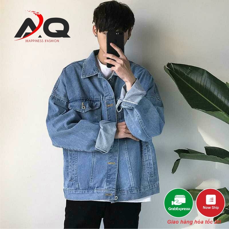Áo Khoác Jean Nam Nữ Áo Bò Rin Jeans Nam Nữ Cao Cấp FREESHIP + QUÀ TẶNG Cao Cấp Đa Năng Nhiều Mẫu