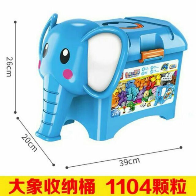 Trọn bộ lego 1104 chi tiết và bàn xếp cho bé