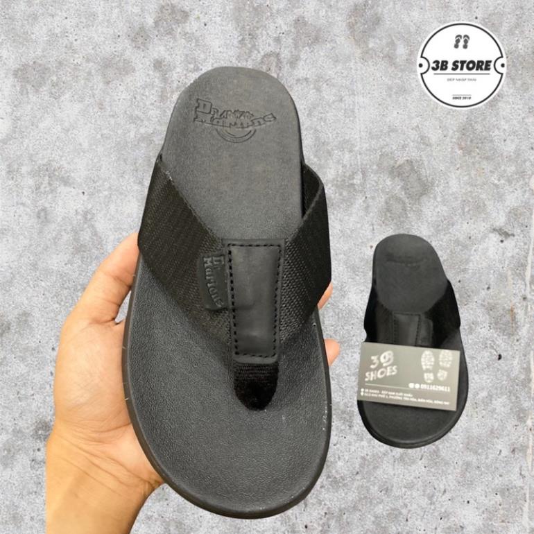 Dép kẹp, dép xỏ ngón ⚡️FREESHIP⚡️Dr.Martens Cao Cấp, Siêu Êm, Siêu Bền FULLBOX (Quai Đen) GER