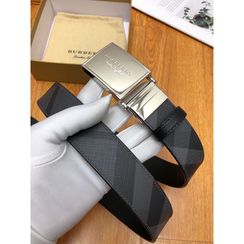 Thắt lưng da cho nam chất liệu da thật cao cấp thương hiệu Burberry BBR