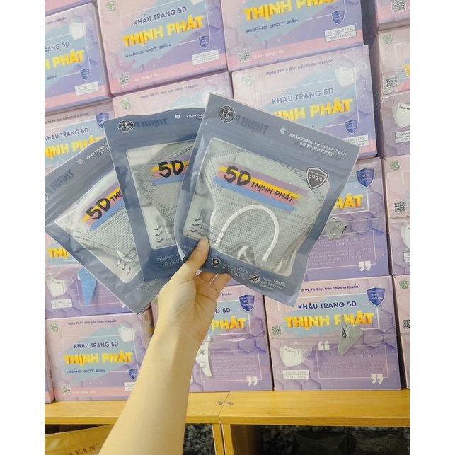 THÙNG 100c KHẨU TRANG 5D TP XÁM