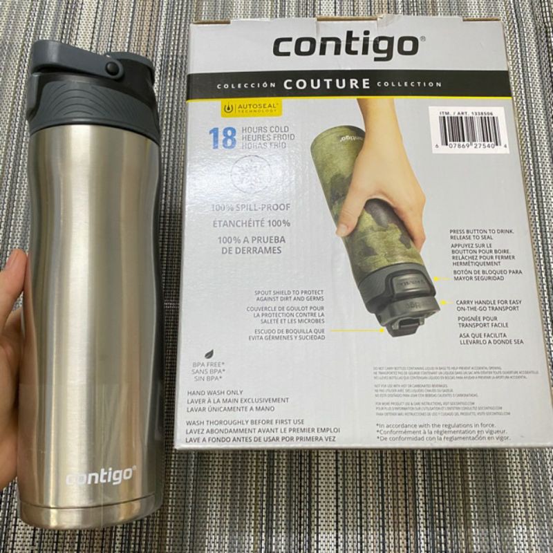 Bình giữ nhiệt nòn lạnh Contigo Mỹ 591 ml