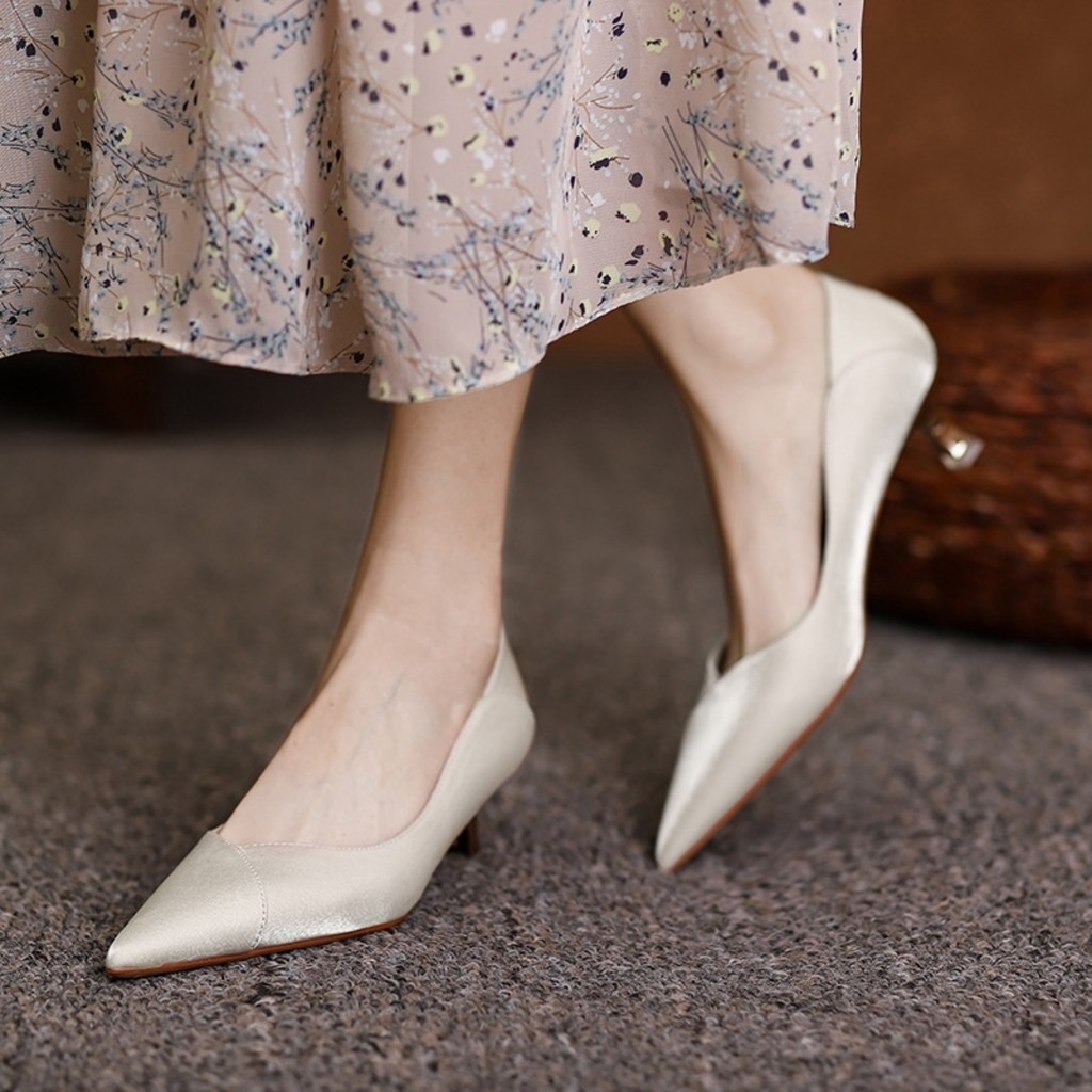 GIÀY CAO GÓT NỮ DA THẬT ❤️ HK.STORE ❤️ HÀNG CAO CẤP DA ĐẸP DÁNG XINH.