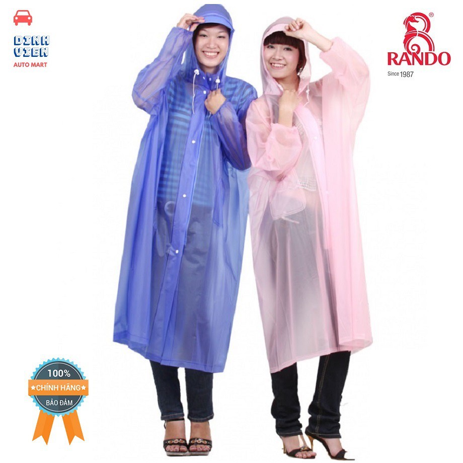 [ Tiện ích] Áo mưa Rando Poncho Dây Kéo trong màu APPC-09 che chở người thân yêu của bạn