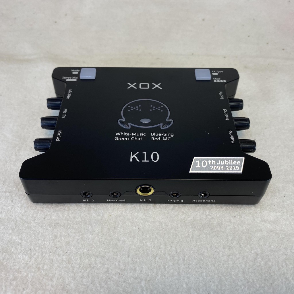 Sound card XOX K10 phiên bản đặc biệt tiếng anh 2020 (new)