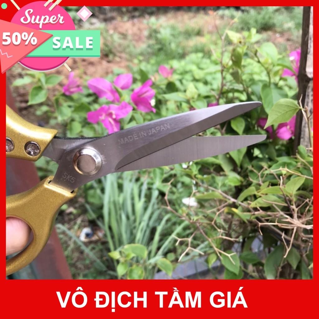 Kéo Làm Bếp Đa Năng Siêu Phẩm Nội Địa Nhật SK5 Siêu Sắc, Kéo Cắt Gà, Cắt Vịt, Cắt Thịt Các Loại giá rẻ số 1 giảm giá 50%