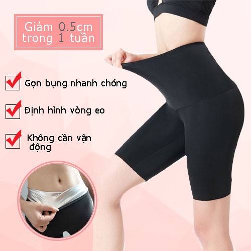 Quần Đổ Mồ Hôi Tan Mỡ Bụng Sinh Nhiệt Định Hình