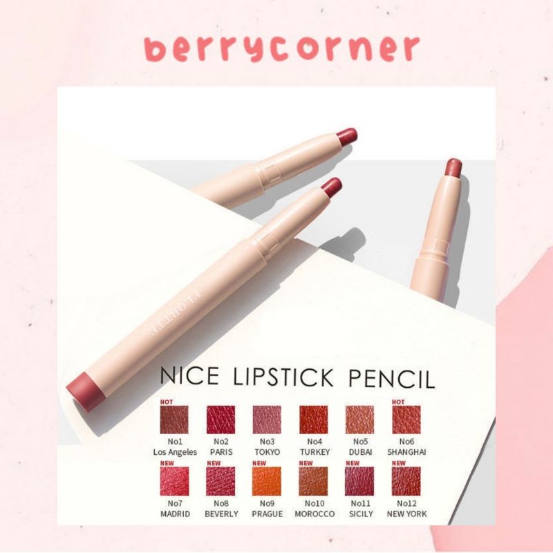 FLORTTE - Son thỏi Flortte Nice Matte Lipstick Pencil