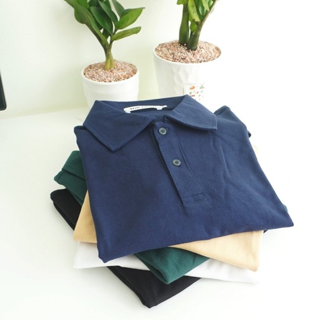 Áo thun POLO nam cổ bẻ BASIC vải cá sấu 100% Cotton The Duni với 5 màu cho bạn lựa chọn | BigBuy360 - bigbuy360.vn
