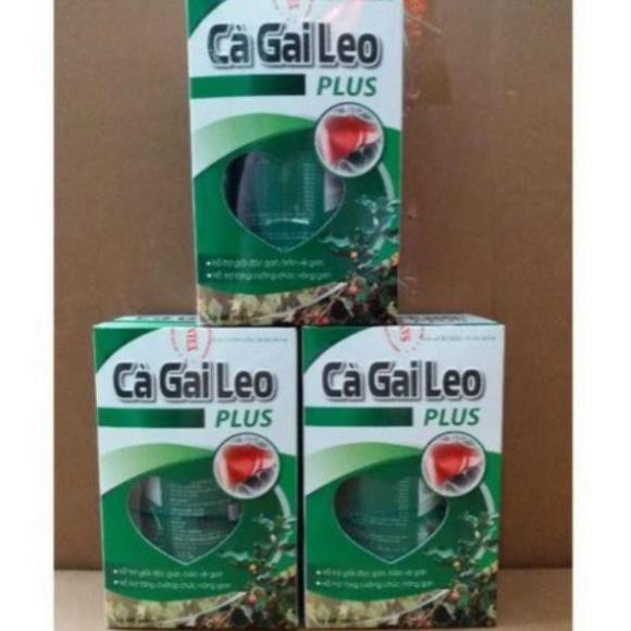 Bổ gan Cà gai leo Plus lọ 60v giải độc gan, hạ men gan