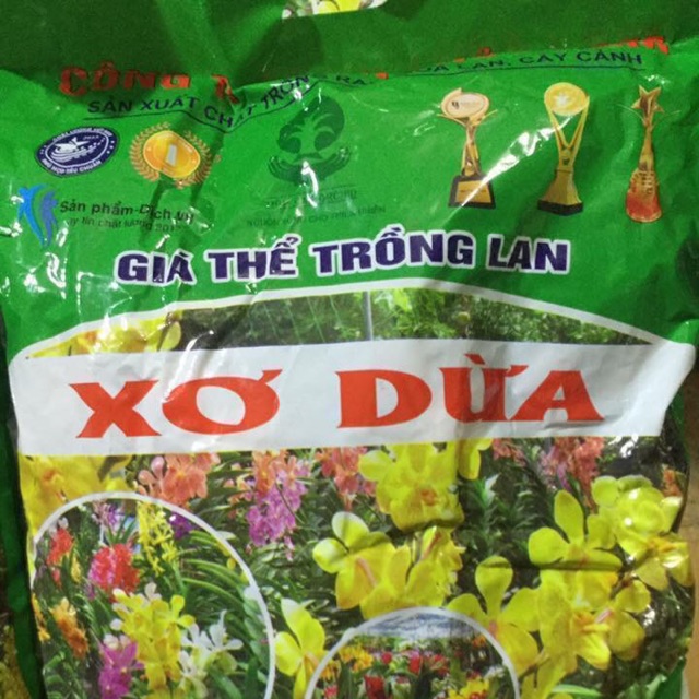 Giá thể trồng Phong Lan Xơ Dừa