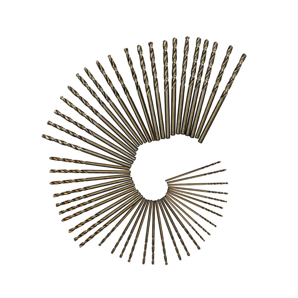 Bộ 50 mũi khoan thép không gỉ Krachtige m35 1mm 1.5mm 2mm 2.5mm 3mm