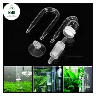 Bộ sủi co2 siêu mịn thuỷ tinh 4 món cho bể thuỷ sinh