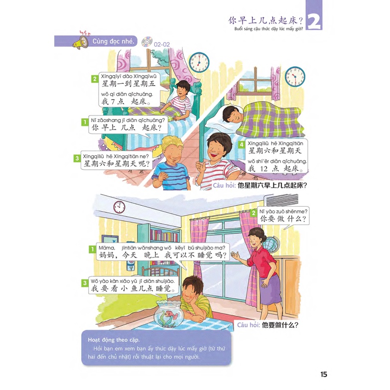 Sách - Combo: Sách tiếng Hoa thiếu nhi Trọn bộ giáo trình chuẩn YCT Tập 1-2-3-4-5-6