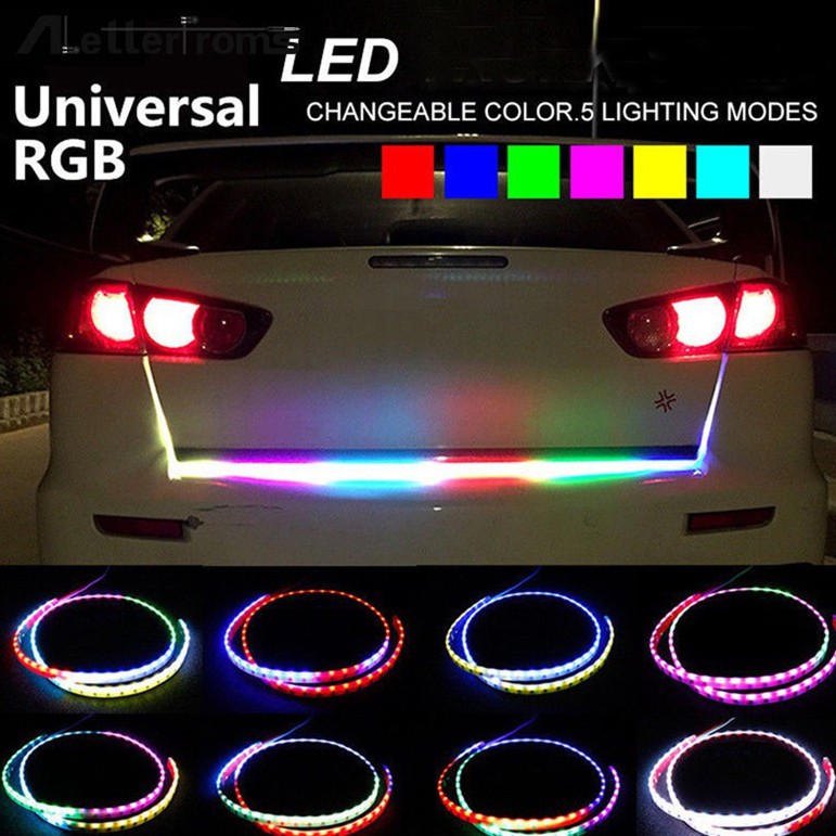 Dây đèn LED 12V uốn dẻo dùng trang trí xe hơi đẹp mắt