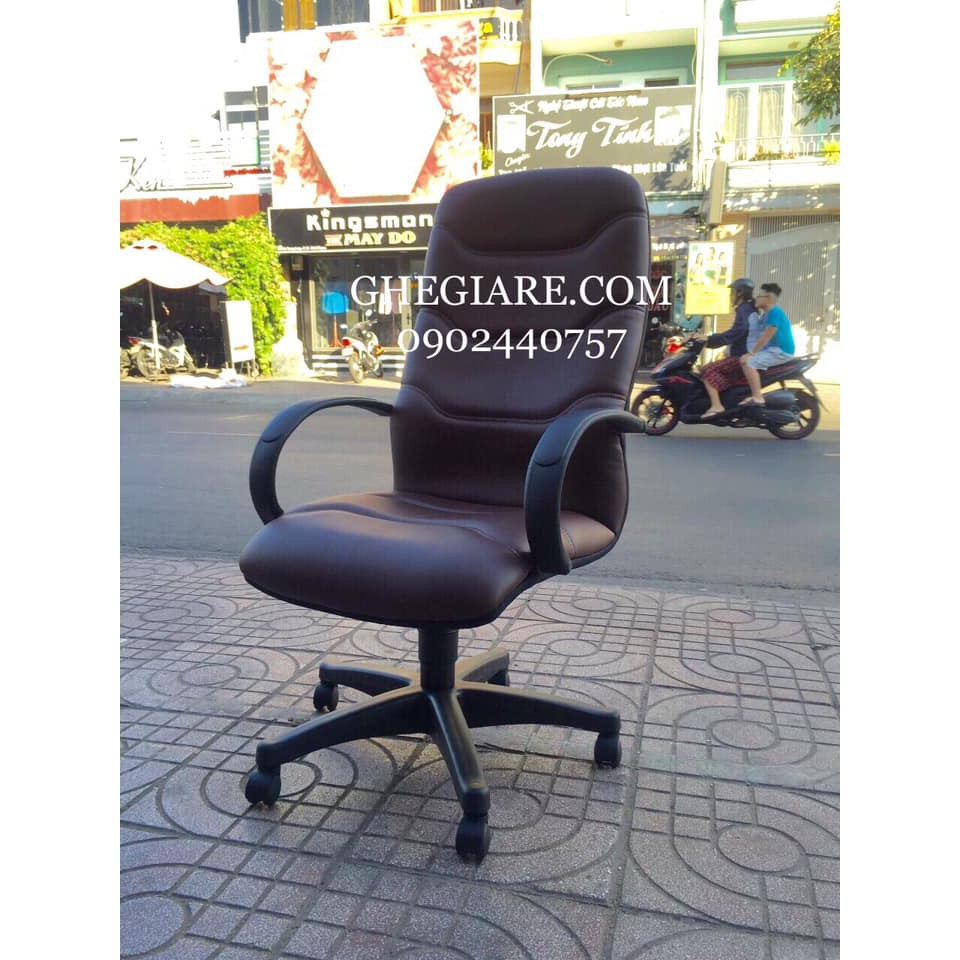 Ghế Giám Đốc Màu Da Nâu Socola Cao Cấp, Bao Vận Chuyển
