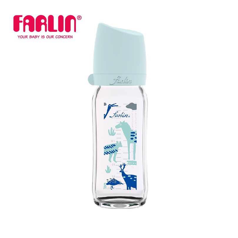 Bình Sữa Cho Bé City Bottle Thủy Tinh Cổ Rộng của FARLIN - Nam Phi - 160ml/240ml