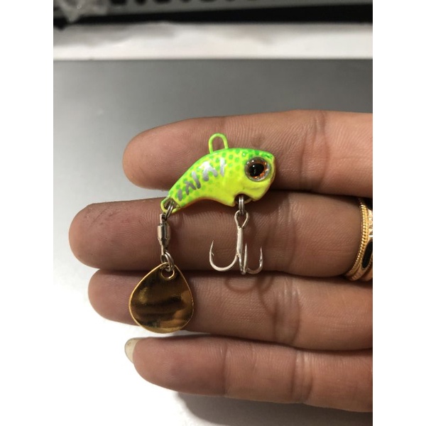Cá sắt lure có thìa xoay lưỡi Vib nặng 7g /10g /14g