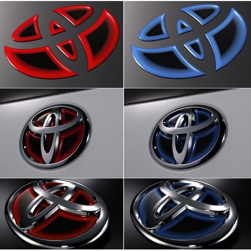 Nhãn dán logo Toyota cho xe hơi Carroll Raleigh Corolla Camry RAV4 Yaris