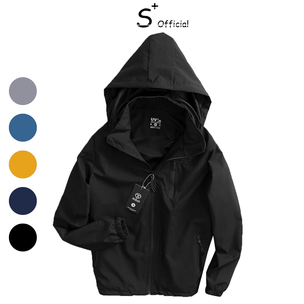 Áo khoác gió nam 2 lớp chống nước 2021 , chất gió tráng bạc, chống mưa, chống gió, ngăn tia UV tuyệt đối