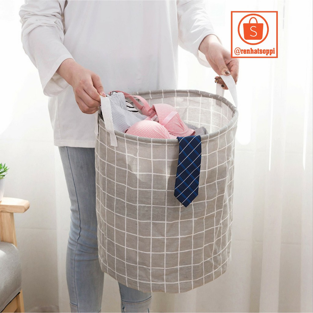 Túi vải đựng đồ, sọt đựng quần áo, hộp giỏ đựng đồ chơi trẻ em đa năng