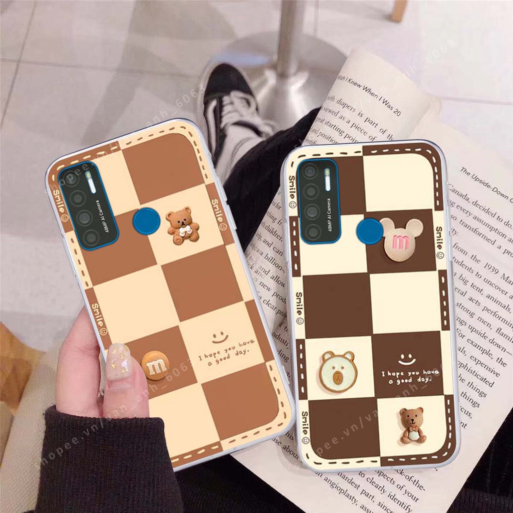 Ốp lưng Vsmart Star 5 / Joy 4 / Live 4 hình gấu, kẹo dễ thương cute