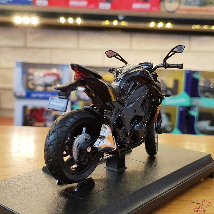 Mô hình xe mô tô Kawasaki Z1000 RR tỉ lệ 1:18 hãng Welly