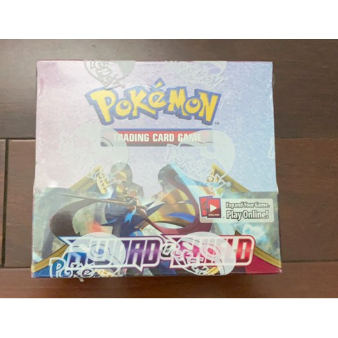 Box bài Pokemon TCG Sword & Shield Booster Display Box Chính Hãng Mới 100% Mỗi Box có 36 Packs