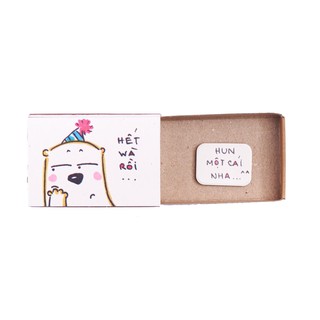 Thiệp Sinh Nhật Hộp Diêm Hết Quà Rồi BD013