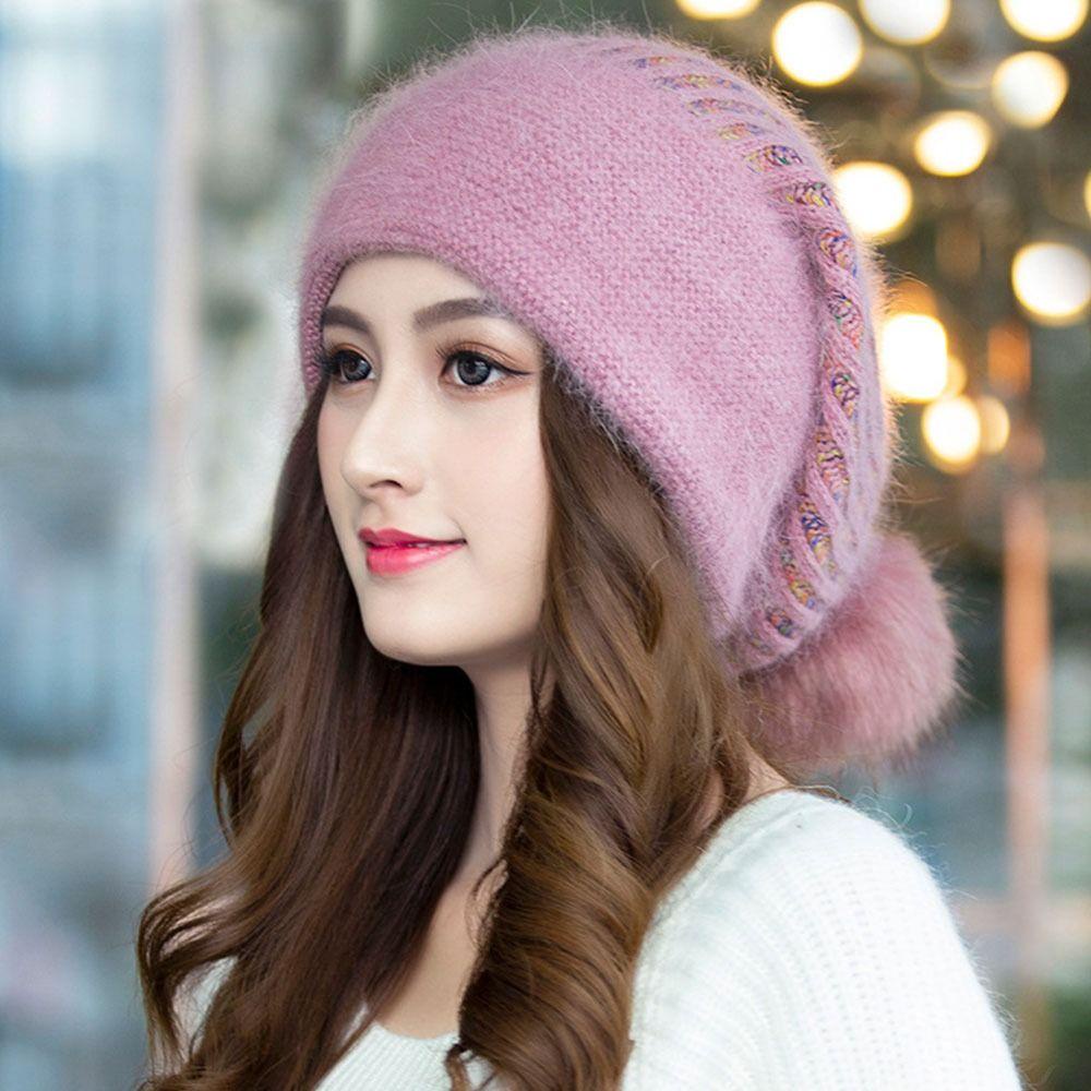 Mũ Nồi Dệt Kim Lông Cừu Thời Trang Mùa Đông Cá Tính