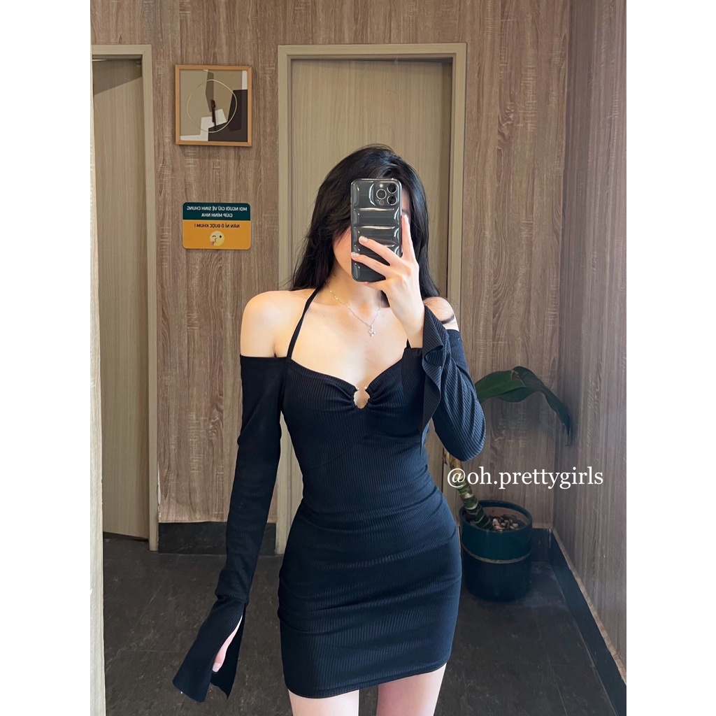 ĐẦM BẸT VAI TAY LOE DANA DRESS