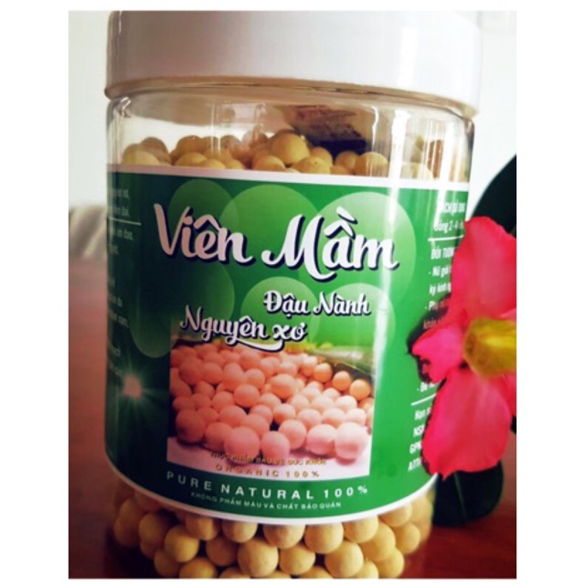 500Gr Viên Mầm Đậu Nành Nguyên Xơ