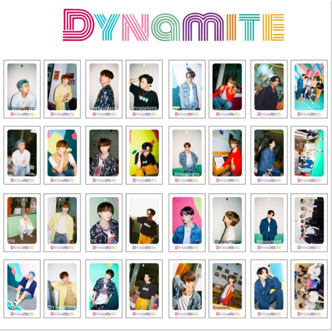 32 lomo card ảnh in hình Bangtan kèm kẹp gỗ