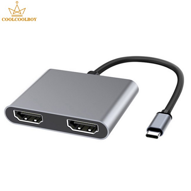 Bộ Chuyển Đổi 2 Trong 1 Từ Type-C Sang Hdmi-Compatidom Usb3.1 Hd 4k