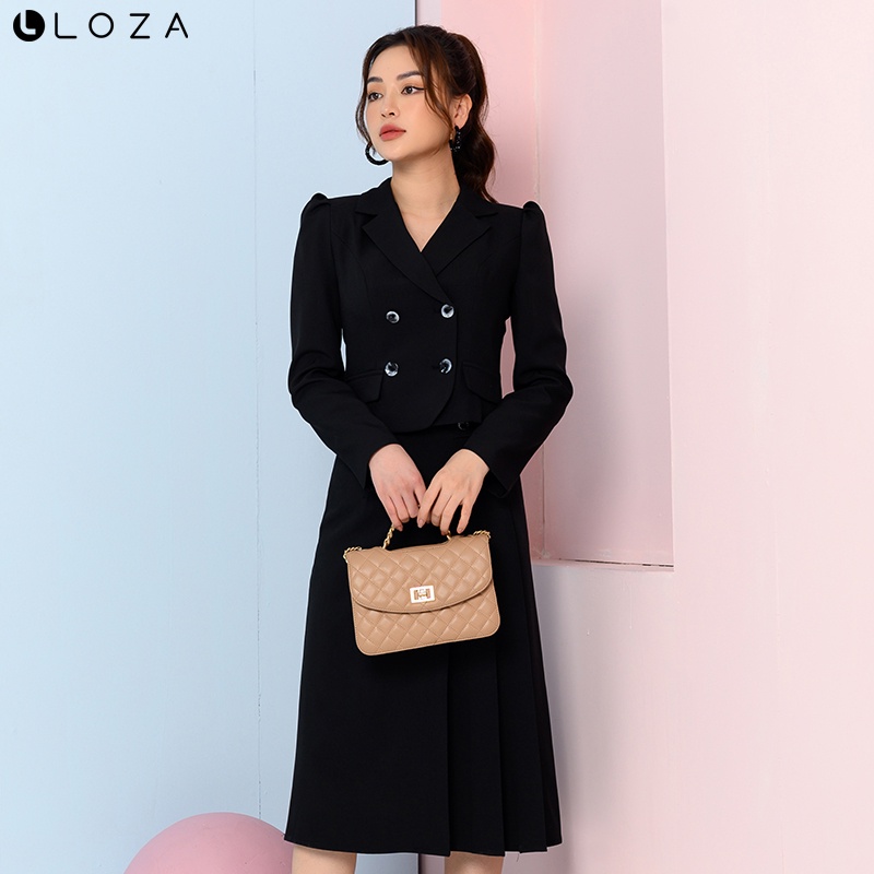 [Mã LT200 giảm 200K đơn 699K] Vest nữ LOZA tay bồng - LV101008