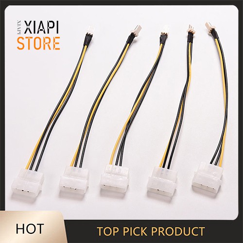 Phụ Kiện Chuyên Dụng Dành Cho XP XP ❤5 Cáp Kết Nối Quạt Tản Nhiệt CPU 4-Pin Molex / IDE Sang 3-Pin Dài 20cm