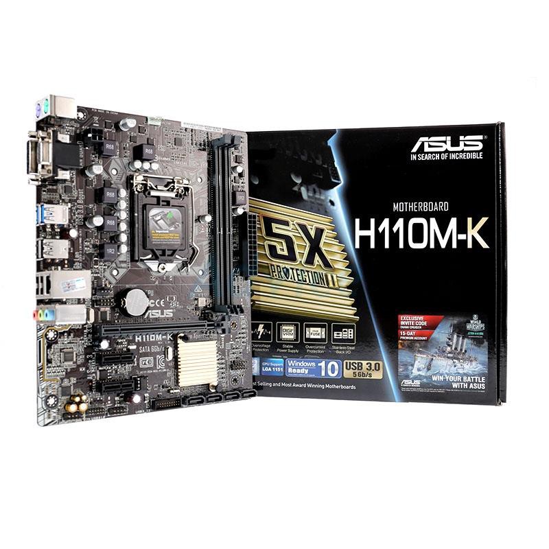 Bo mạch chủ Asus H110M - K DDR4 bảo hành 36 tháng