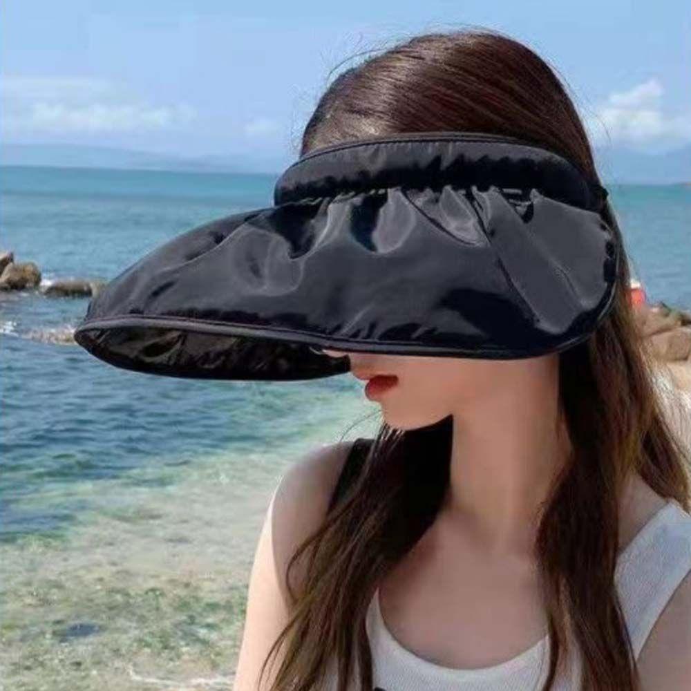 Mũ Lưỡi Trai Nửa Đầu Che Nắng Hai Chức Năng Chống Tia UV Thanh Lịch Mùa Hè Cho Nữ
