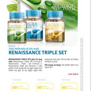 Bộ 3 thải độc tế bào Renaissance Triple Set