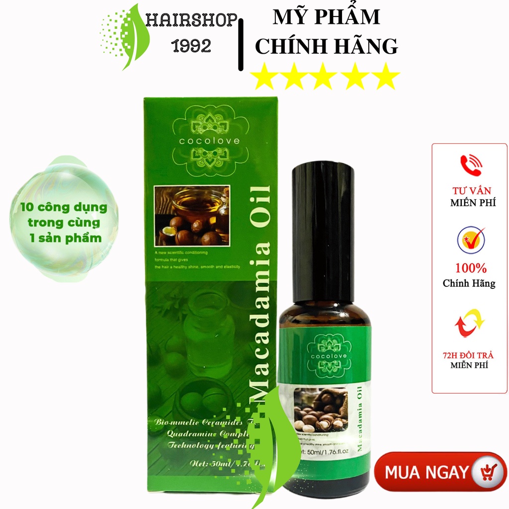 Tinh dầu dưỡng tóc agan oil. hair serum tinh chất dưỡng tóc phục hồi hư tổn khô xơ chẻ ngọn 50ml