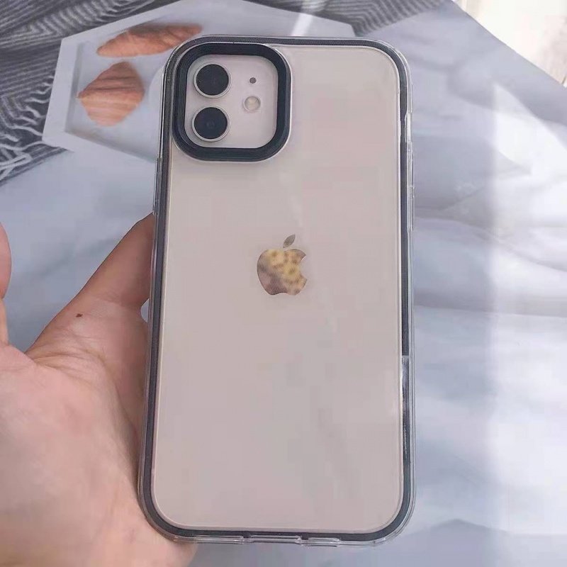 Ốp Điện Thoại Viền Màu Cho iPhone 13 Pro max 6 7 8 6plus 7plus 8plus xr xsmax 11 11promax 12 12pro 12promax