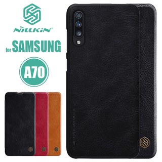 BAO DA SAMSUNG GALAXY A70 NILLKIN QIN CHÍNH HÃNG [NEW SALEOFF]